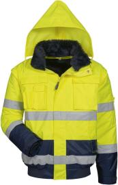 Warnjacke Siegfried, Gr. 3XL, gelb/marine Produktbild