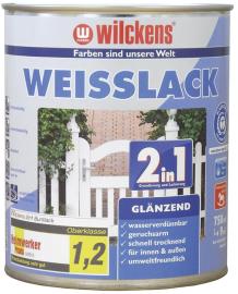 Weißlack 2in1 750 ml, glänzend Produktbild