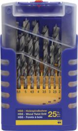 Holzspiralbohrer HS Set 25-tlg. 1-13mm FISCH Produktbild