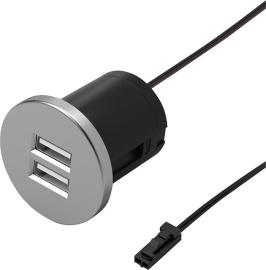 USB EinbauDoppelsteckdose Ausgang 5V max. 2100mA Produktbild