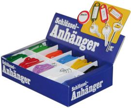 Schlüsselanhänger-Sortime nt farb.sort. 200 Stück Produktbild