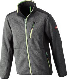 Strickjacke, Softshell, Gr. 4XL, dunkelGr. -lime, FORTIS Produktbild