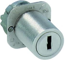 7552.00102 Schließeinsatz ASS, Zyl.vernickelt , D.18mm Produktbild
