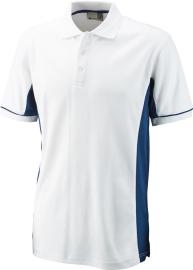 Poloshirt Function Cont., Gr. 2XL, weiß-indigo Produktbild