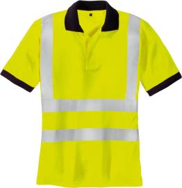 Warnschutz-Polo-SYLT, leuchtgelb, Gr. L Produktbild