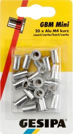Blindnietmuttern Alu im Mini-Pack M4 kurz GESIPA Produktbild
