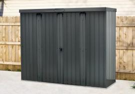 Geräteschrank mit Flachdach inkl. Zubehör226 x 81 x 1 80 cm Produktbild