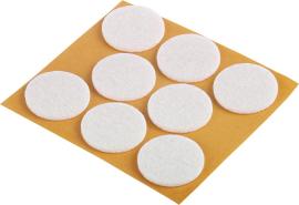 Filzgleiter klebend weiß 28mm Inh.8 Standzeit fix-o-moll Produktbild