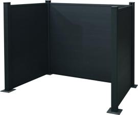 Mülltonnen-EinfassungAlum inium 2 x 240 Liter150 x 115 x 122 cm rtikel Produktbild
