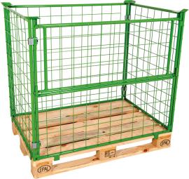 Gitteraufsatzrahmen 100cm RAL 6017 10x10 Produktbild