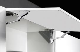 Hochklappbeschl., 9079603, ALU pulv.besch. Produktbild