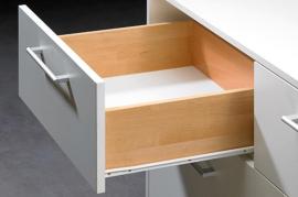 Rollschubführ., FR 402,105 8347,450mm, weiß Produktbild