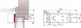 Montageplatte Nr. 7380 für TS 73 silberfarb. dormakaba Produktbild