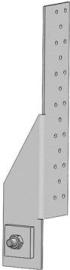 ZugankerHT2 Zuglasche re. 340x60/60x3,0mm Produktbild