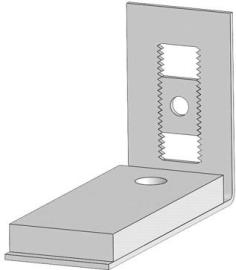 ZugankerHT2 Fusswinkel 103x144x60x3,0mm mit Lasche Produktbild