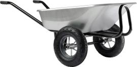 Schubkarre Expert Twin verz. 150 L, Luftrad Produktbild