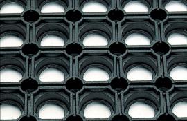 Wabenmatte leichte Ausfür SBR/NR, schwarz, offene Decke, 22mm, 150x100cm Produktbild