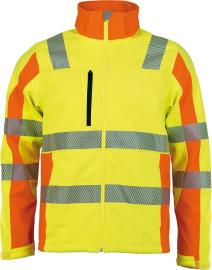 Warnjacke Softshell, Prevent, gelb, Gr. S Produktbild