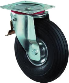 Lenkrolle 200mm L420.C90 Platte, Luftrad, RL, Fest L420.C90.200 BS ROLLEN Produktbild