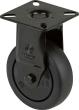 Bockrolle A810.A85.075 Ø 75mm, B 25mm, 60kg mit Anschraubplatte, grau Produktbild
