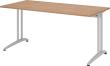 Schreibtisch Nussbaum 1600x800 mm Produktbild img1 S