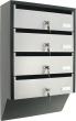DEPOT 4 SILVER / BLACK Zyl.schloss mit 2 Schl. Produktbild img1 S