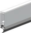 Abdichtungsschiene ASP mit Silikond. Alu silber, H34,5xL2300, St8,5 Produktbild img1 S