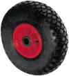 Luftrad D15.400,400mm Bohrung 20mm, Gummi schw. Radk.Kst, RL, Rillenprofil BS ROLLEN Produktbild