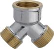 MS 2-Wege-Verteiler, Chrom, 3/4"IG x 3/4"AG Produktbild img1 S