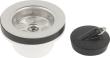 KS Ablaufventil, 1 , 1 1/2"AG x 70 mm, Ventilkelch mit Ventilstopfen 45,5 mm Produktbild img1 S