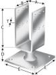 SST Pfostenhalter PTB48G SIMPSON Strong-Tie Produktbild img1 S