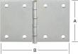 Scharnier breit 40x60 mm Edelstahl VORMANN Produktbild img1 S
