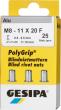 Bl.Nietmit Alu Minipack Polygrip M8 x 11 x 20 Produktbild img1 S