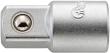 Vergrößerungsstück 3/8"-Innenvierkant auf 1/2"-Außenvierkant FORTIS Produktbild img1 S