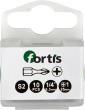 Bit Torsion 1/4" DIN3126 C6,3 PH1x25mm 10er Pack FORTIS Produktbild