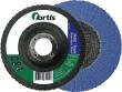 Fächerschleifscheibe Inox/Sta 115mm K40 gewölbt FORTIS Produktbild