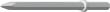 Spitzmeissel 450 mm EE sechskant 25 x 108 mm Produktbild