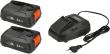 Starter-Kit P4A 2 x PA 18V/45 2,5 Ah + A 1830CV Produktbild