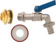 GEKA Anschluss-Set 1/2" für Regentonnen 3tlg. inkl. Auslaufhahn mit Dichtung und Kontermutter Produktbild