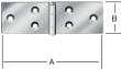 Gerolltes br. Tischband VA/100 mm GAH Alberts Produktbild