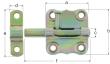Grendelriegel Typ 160/K2ZA/40 mm GAH Alberts Produktbild