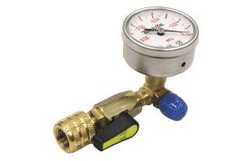 Absperrventil mit Manometer Produktbild