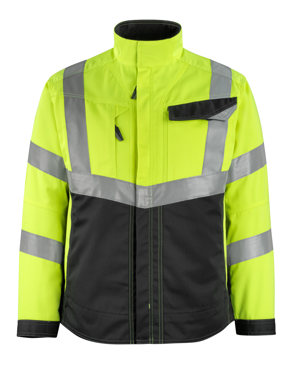 MASCOT® Oxford Arbeitsjacke Größe S, hi-vis gelb/schwarz Produktbild img1 L