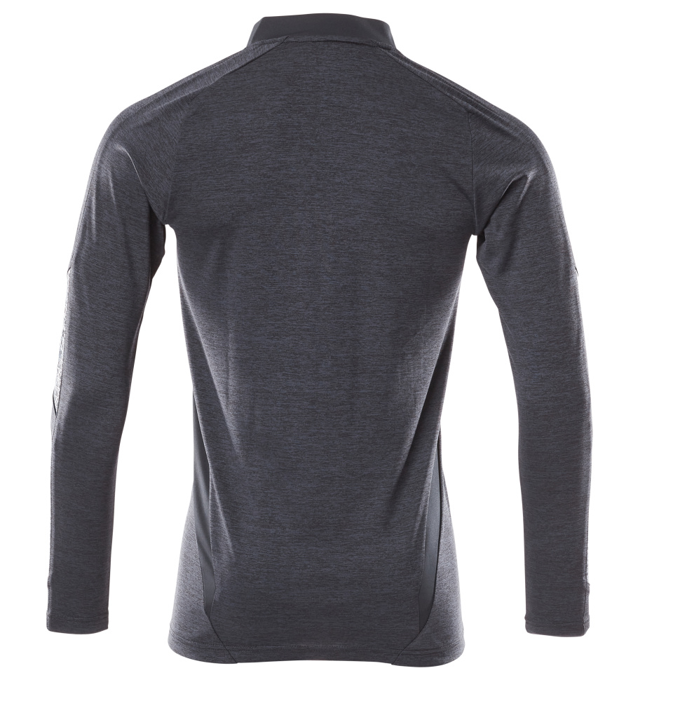 Polo-Shirt mit COOLMAX® PRO, Langarm Polo-shirt Größe XS ONE, schwarzblau Produktbild img3 L