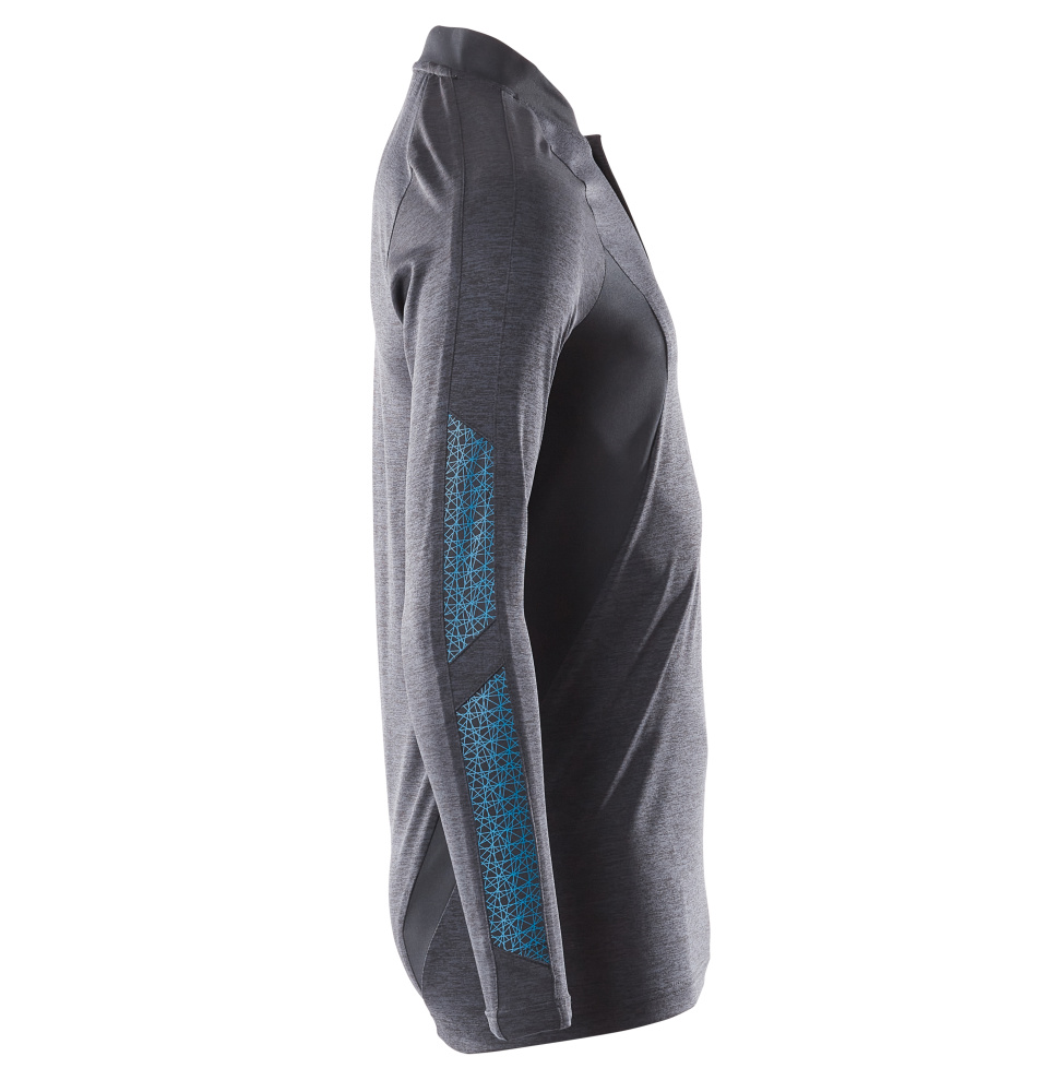 Polo-Shirt mit COOLMAX® PRO, Langarm Polo-shirt Größe XS ONE, schwarzblau Produktbild img4 L