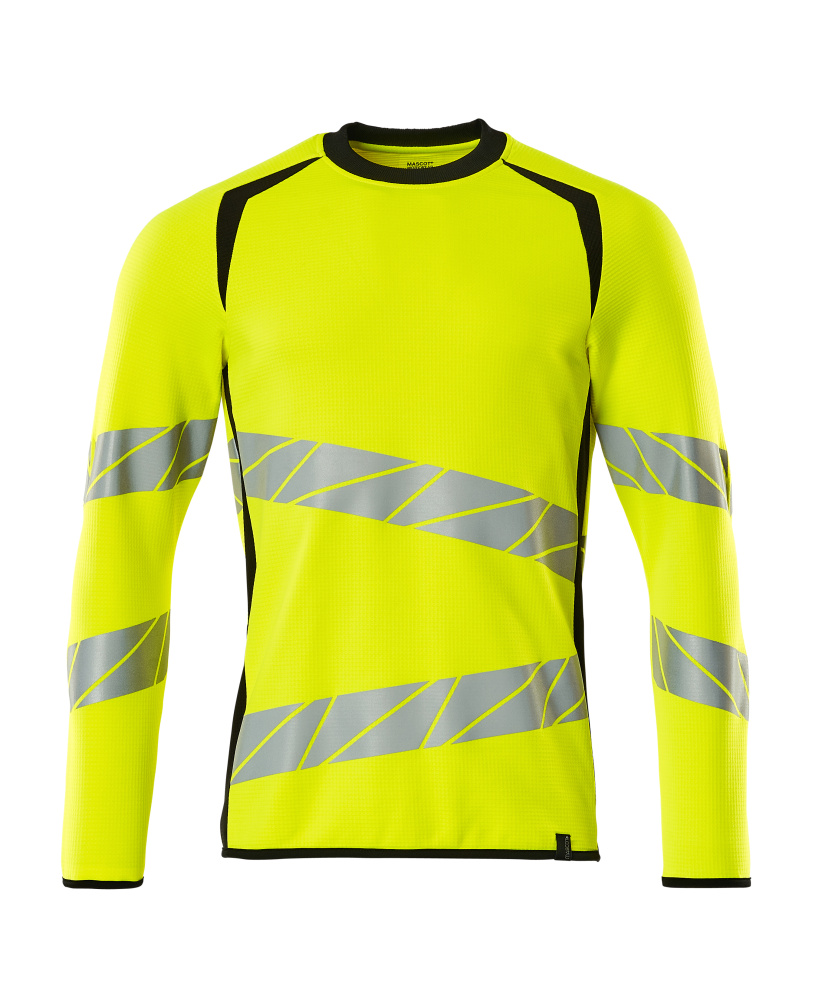 Sweatshirt, moderne Passform Sweatshirt Größe 2XLONE, hi-vis gelb/schwarz Produktbild img1 L