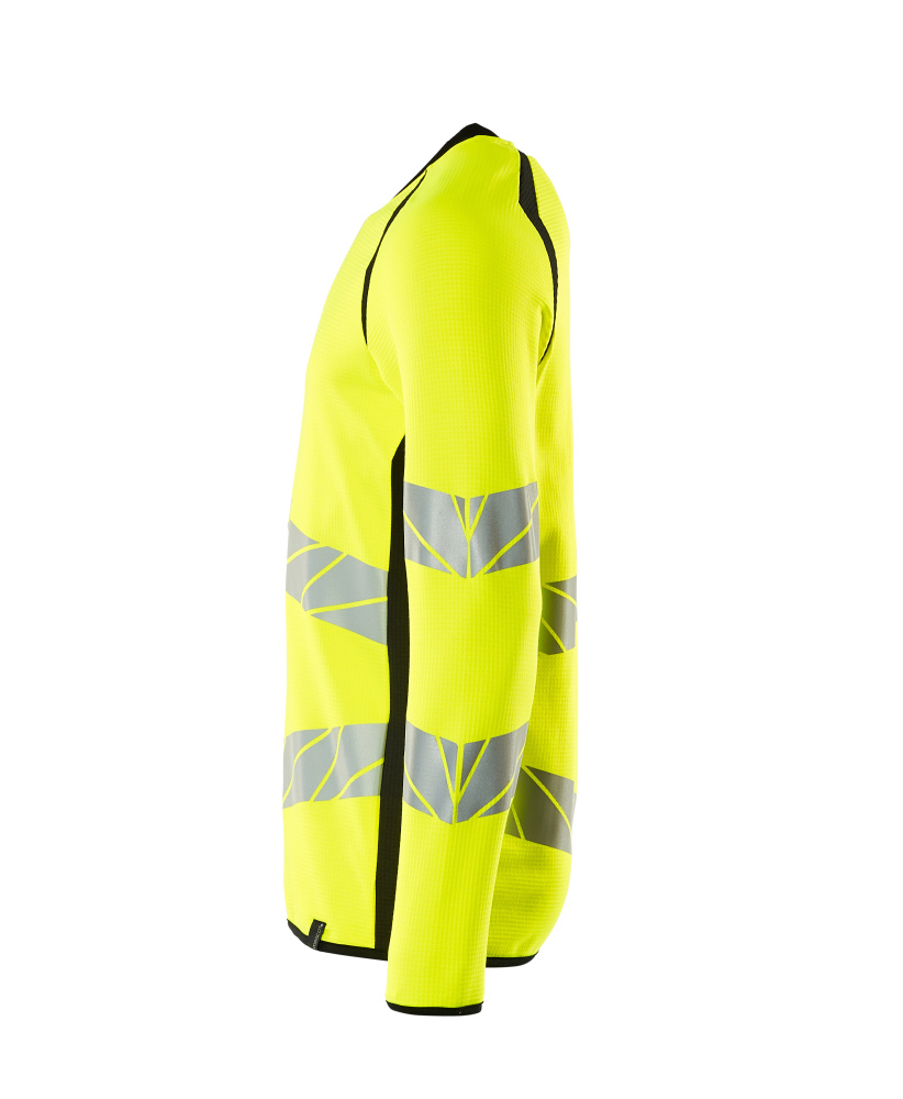 Sweatshirt, moderne Passform Sweatshirt Größe 2XLONE, hi-vis gelb/schwarz Produktbild img2 L
