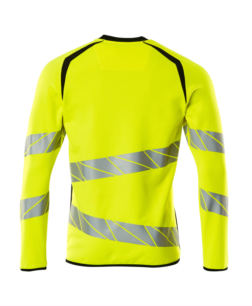 Sweatshirt, moderne Passform Sweatshirt Größe 2XLONE, hi-vis gelb/schwarz Produktbild img3 L