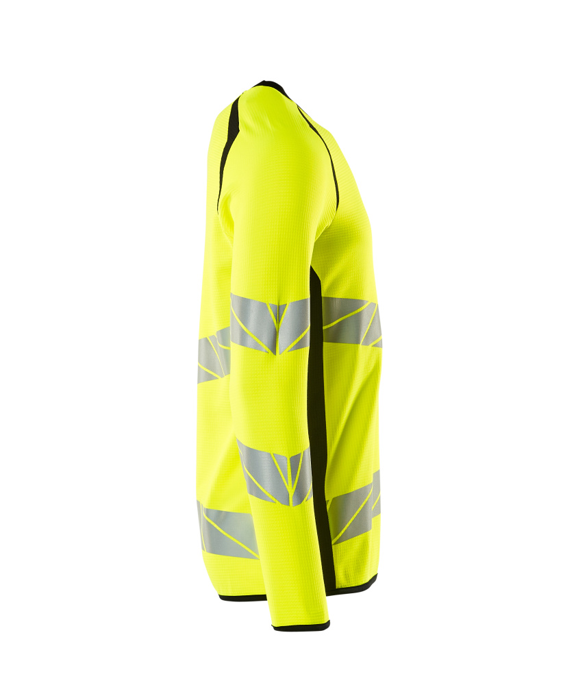 Sweatshirt, moderne Passform Sweatshirt Größe 2XLONE, hi-vis gelb/schwarz Produktbild img4 L