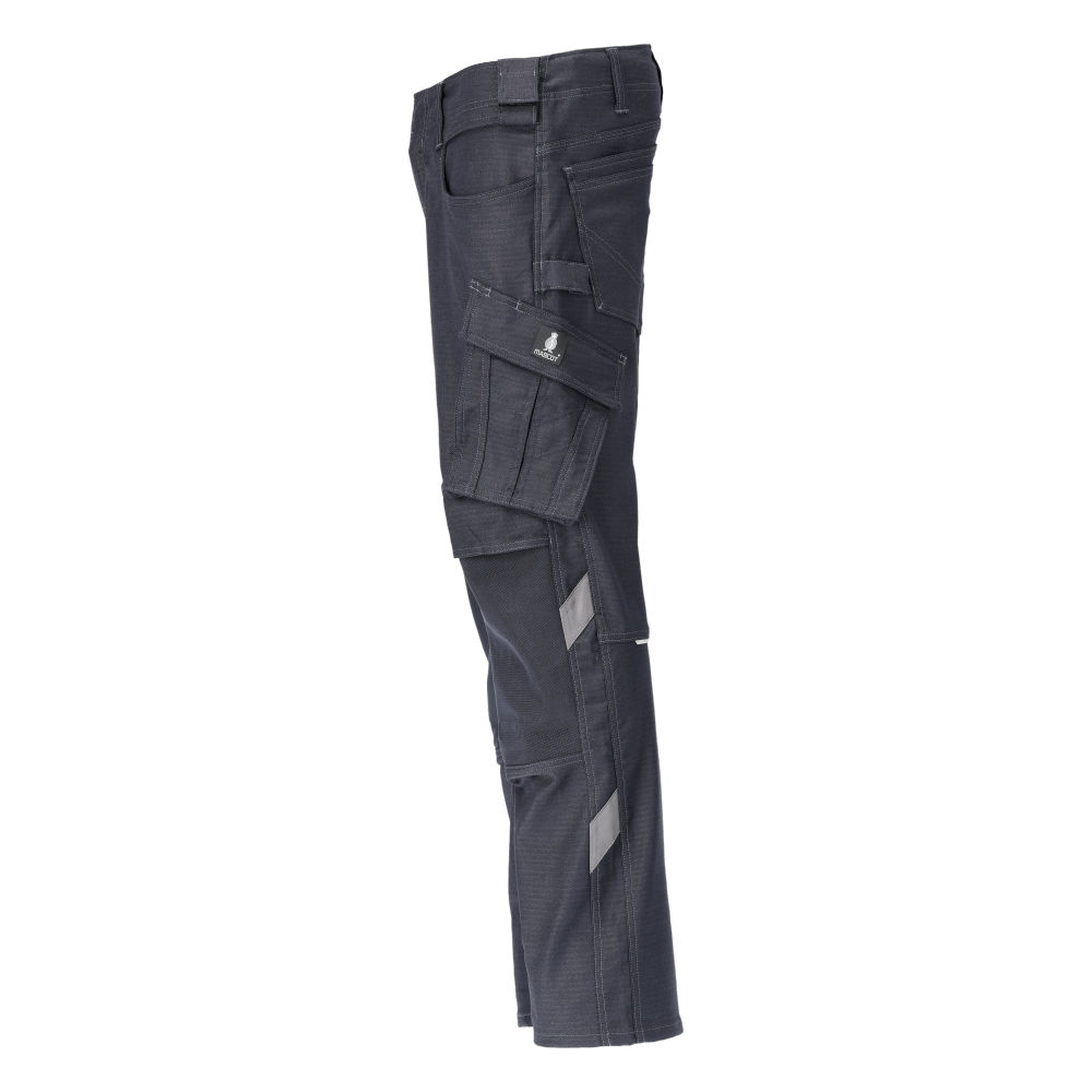 Hose mit Knietaschen, cotton+ Hose Größe 82C44, schwarzblau Produktbild img2 L
